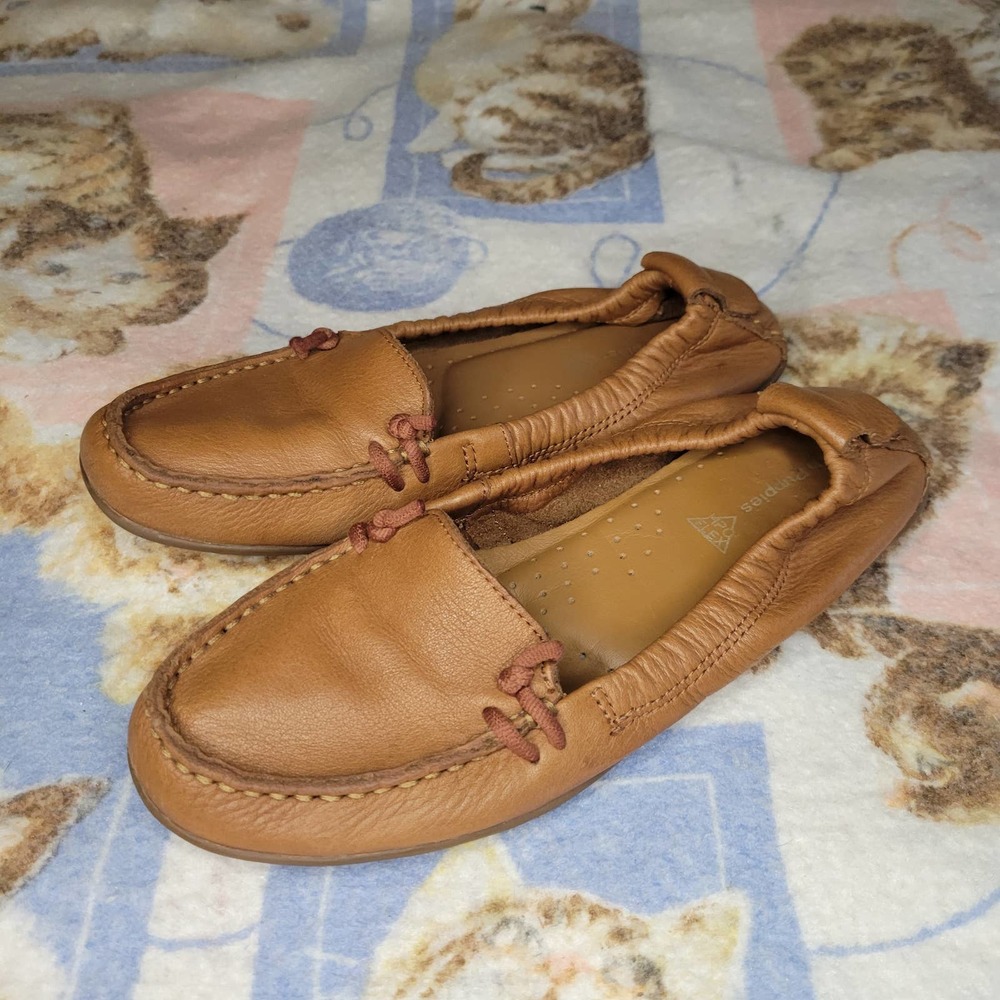Hush Puppies HP02 Flex US 7 Brown Moyen Leather Loafers / Slip-Ons